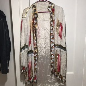 Sequin coat